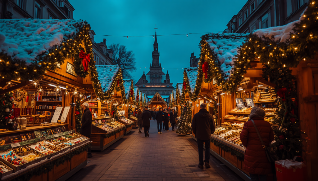 Christkindlmarkt Munchen Duitsland