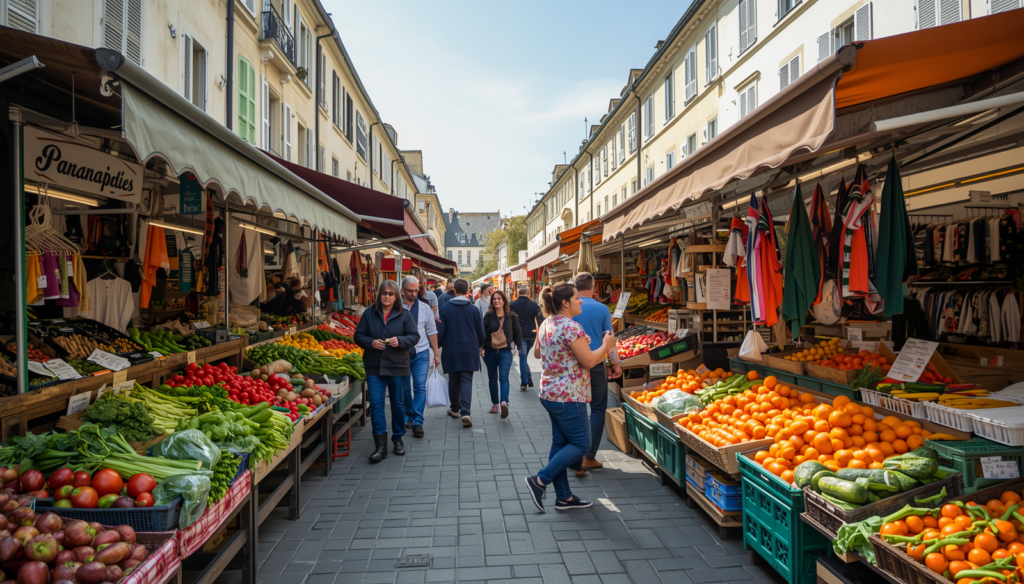 Marché de Wazemmes Lile Frankrijk